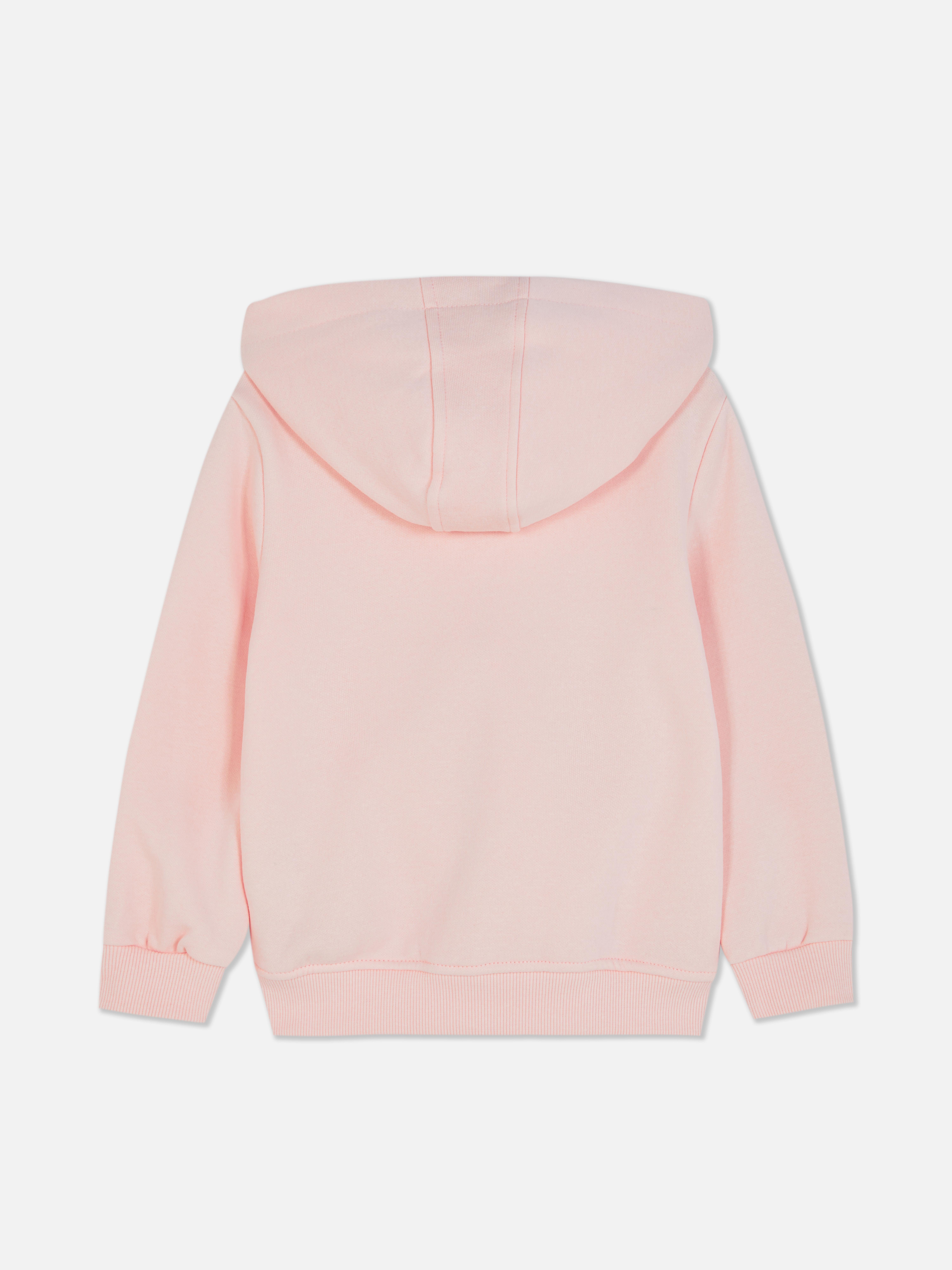 Kapuzenpullover mit durchgehendem Reißverschluss. Ein Kapuzenpullover mit praktischen Seitentaschen und einem herzförmigen Reißverschluss.