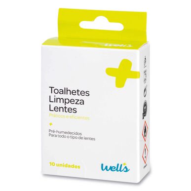 Toallitas limpiadoras para gafas Wells 10 unidades 10 unidades