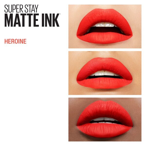 „Maybelline New York SuperStay Matte Ink 25 Heroine“ lūpų dažai, 5 ml