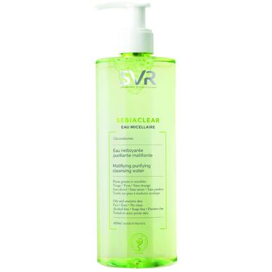 SVR Sebiaclear mattgjørende micellarvann for sensitiv hud 400 ml