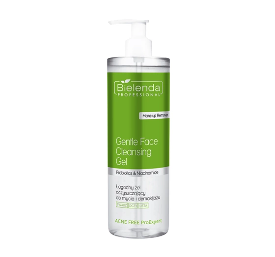 Bielenda Professional Acne Free ProExpert żel do mycia i demakijażu twarzy, oczu i ust 500 ml