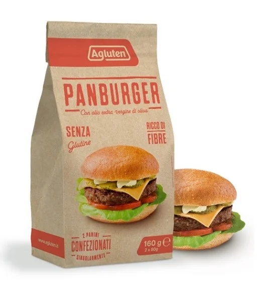 GLUTEN Agluten Hamburgerbroodje 160g