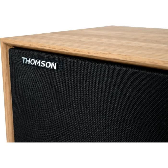 Altavoz Bluetooth - THOMSON - WS702 - 150W - Madera - RCA, USB, AUX-IN, Audio para TV