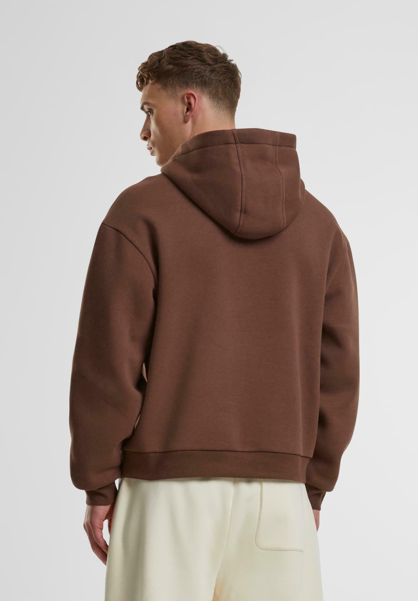 Sweat à capuche Urban Classics - marron chocolat