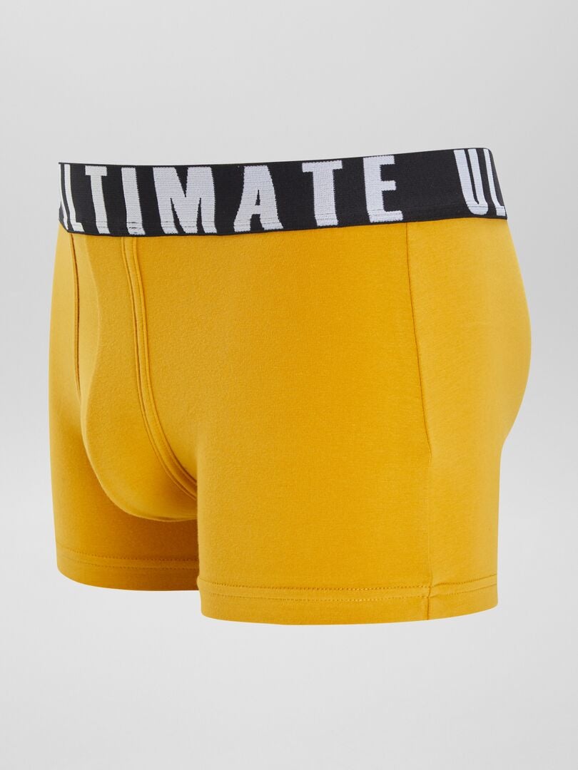 Conjunto de 3 cuecas boxer estampadas - AZUL
