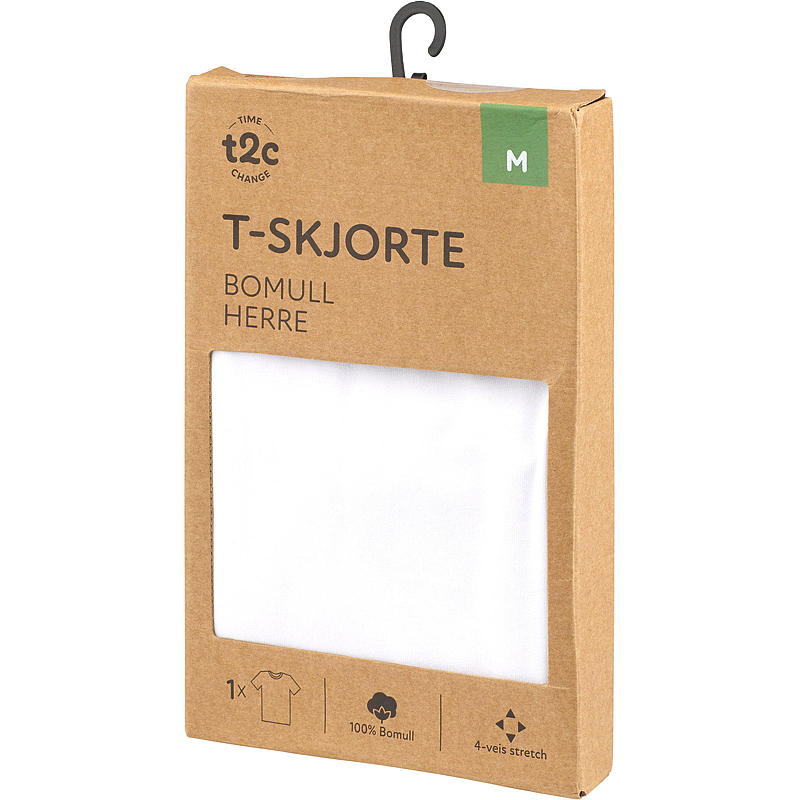 Time 2 Change T-shirt maat M wit
