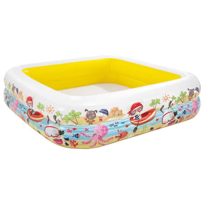 Piscina gonfiabile Intex con parasole 157x157x122 cm 92533