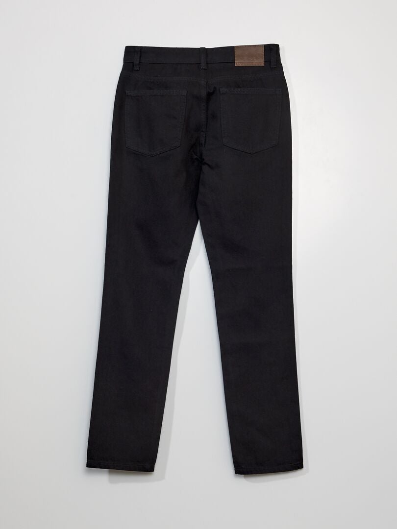 Calça jeans reta - tamanho 32 - preta