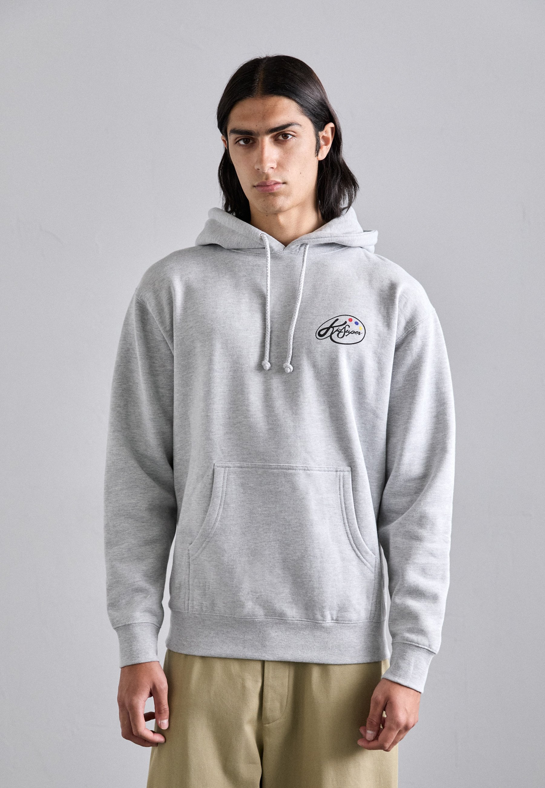 Kidsuper PAINT PALETTE HOODIE - Mikina s kapucí - šedá