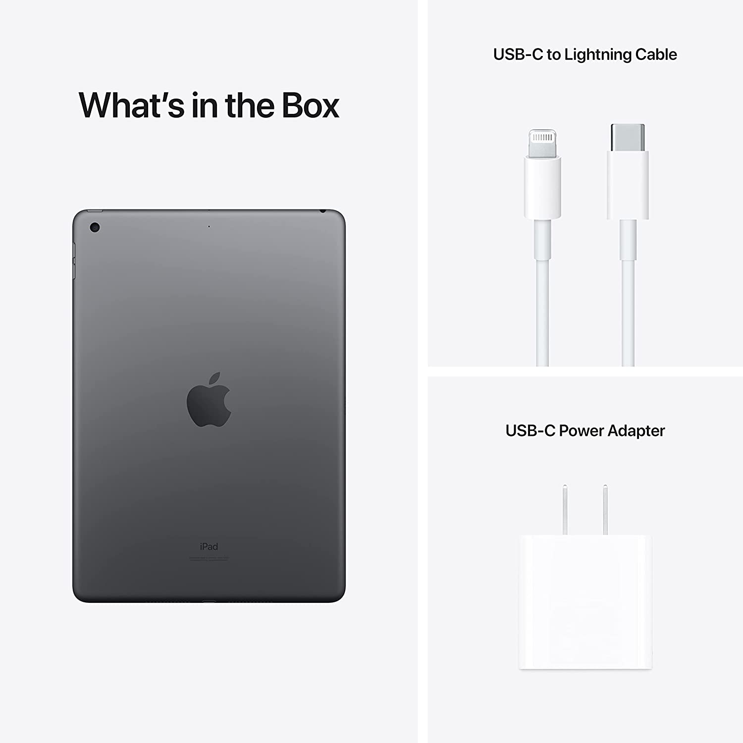 Apple iPad (9:e generationen): med A13 Bionic-chip, 10,2-tums Retina-skärm, 64 GB, 256 GB, Wi-Fi, 12 MP framkamera/8 MP bakkamera, Touch ID, batteritid som räcker hela dagen – Silver