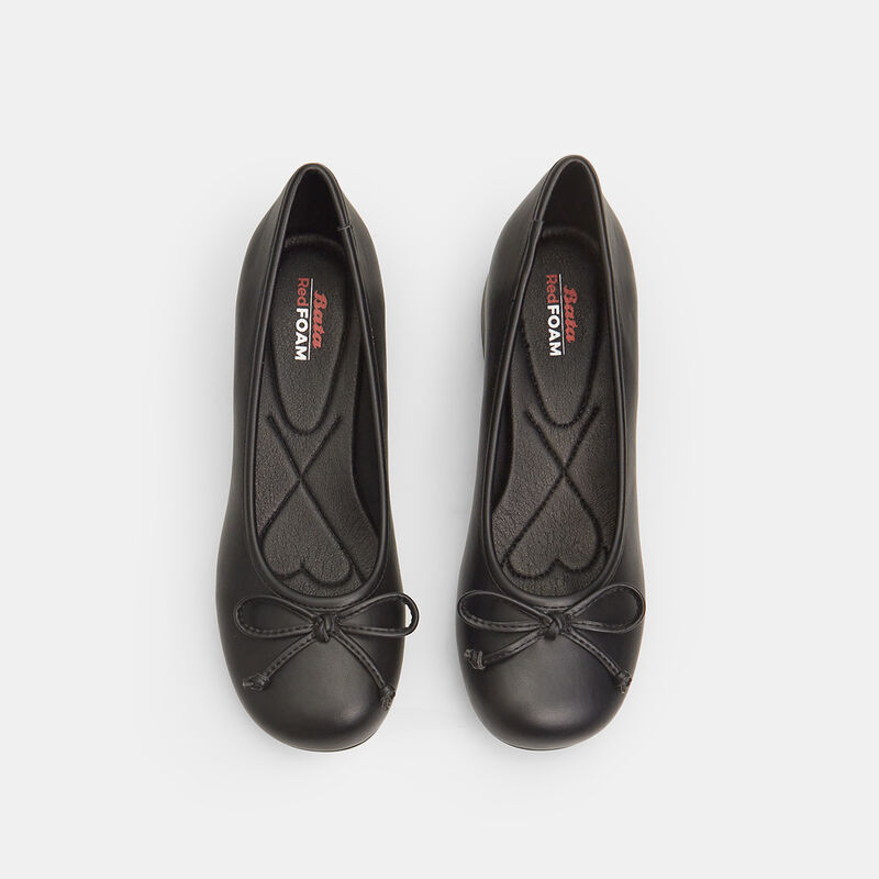 Baleriny damskie na obcasie 3,5 cm