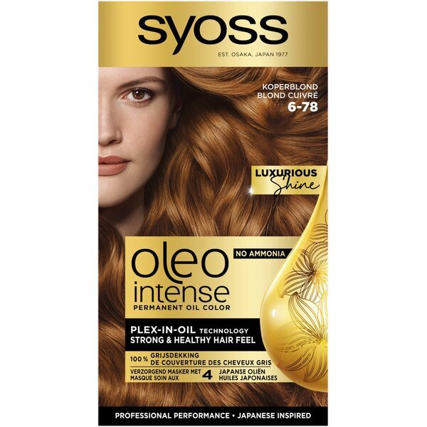 Syoss Oleo Intense boja za kosu 6-78 bakreno plava