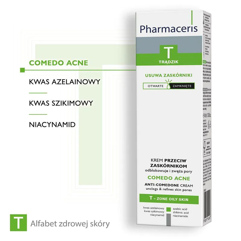 Pharmaceris T Comedo Acne Krem przeciw zaskórnikom