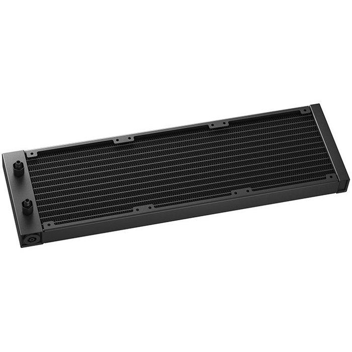 DEEPCOOL - R-LM360-BKDMMC-1 - Wasserkühlung - 360-mm-AIO - 2,4-Zoll-IPS-Display - Schwarz - Pumpe der 6. Generation - 2500 bis 3400 U/min