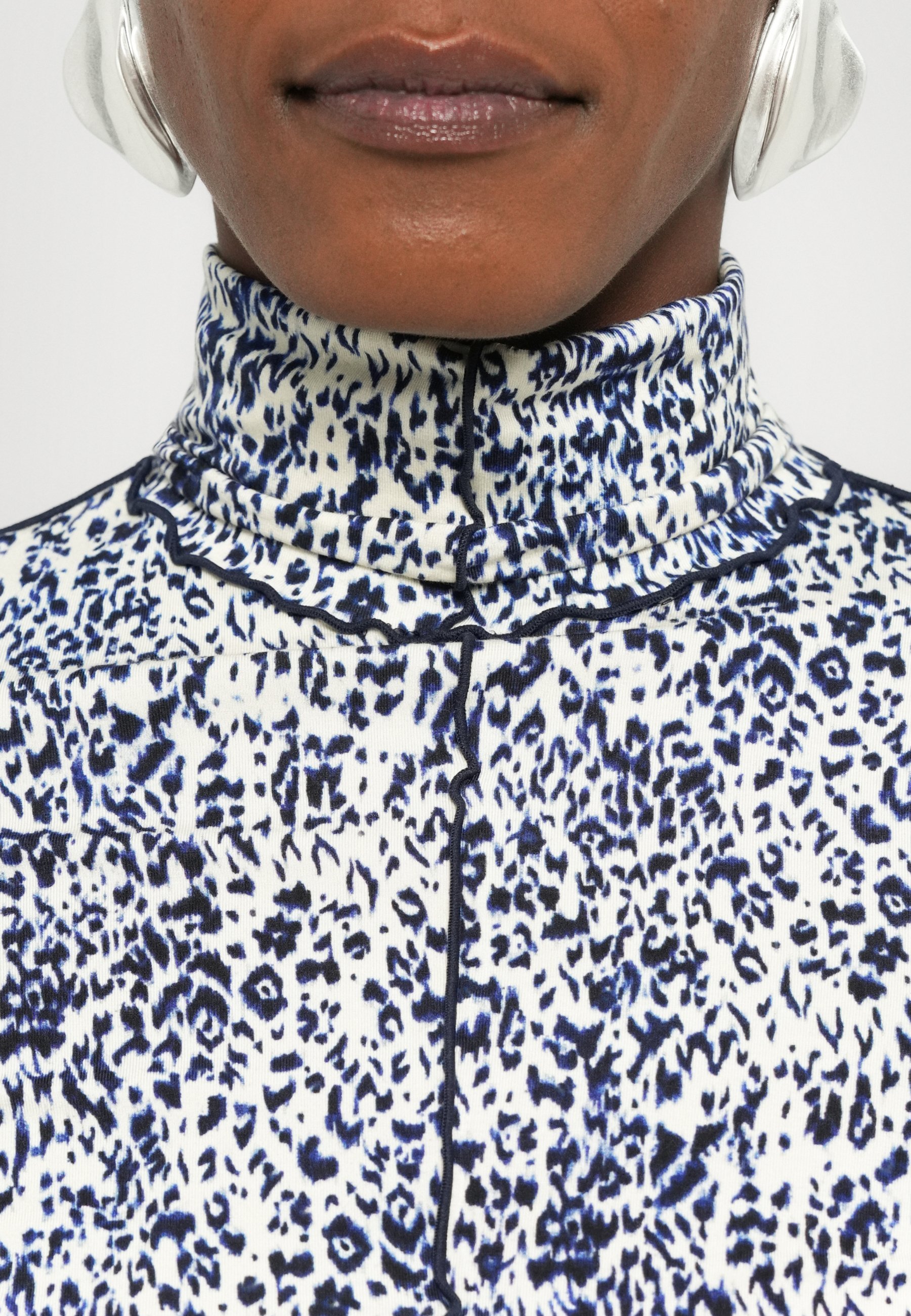 Proenza Schouler White Label AUDREY CHEETAH - Haut à manches longues - crème/multicolore