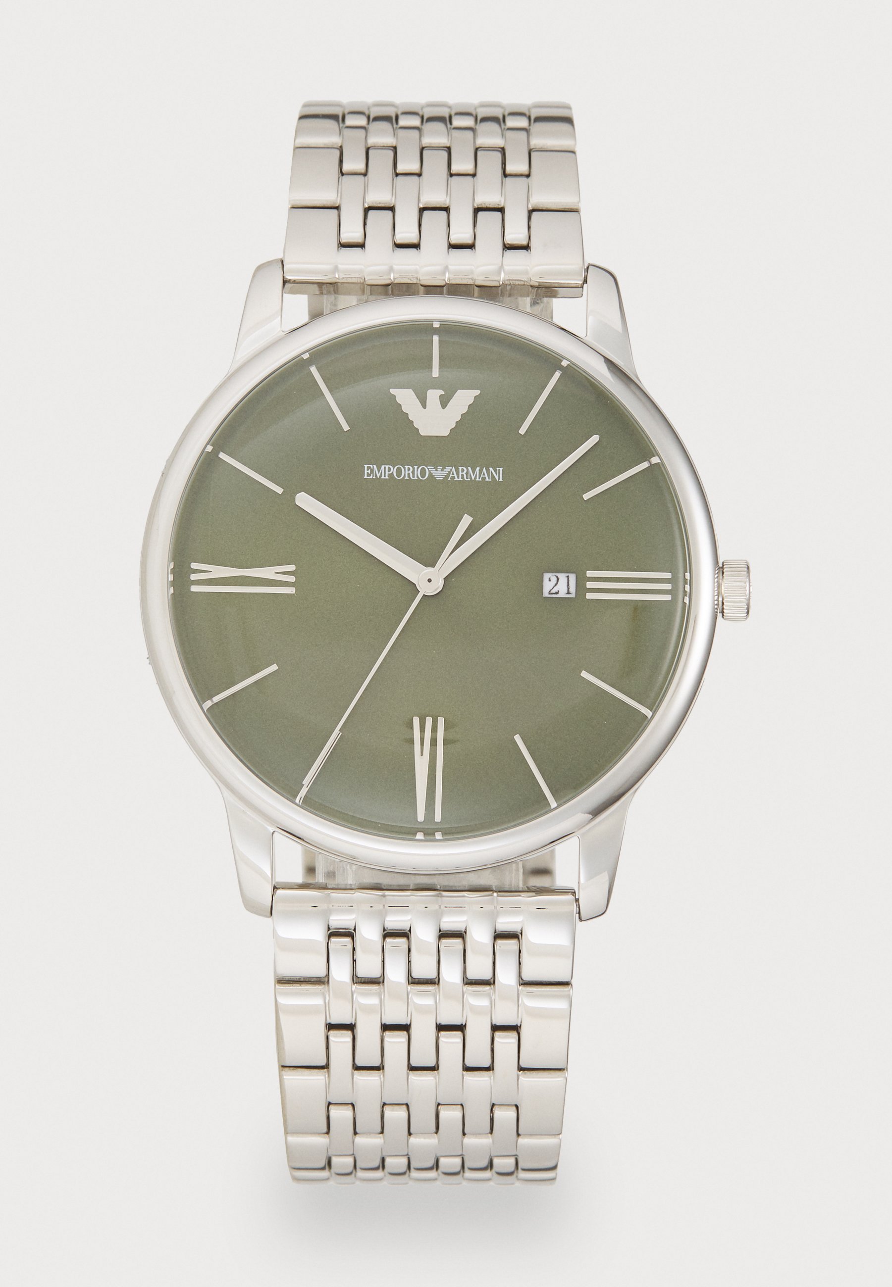 Emporio Armani MINIMALIST - Uhr - silberfarben