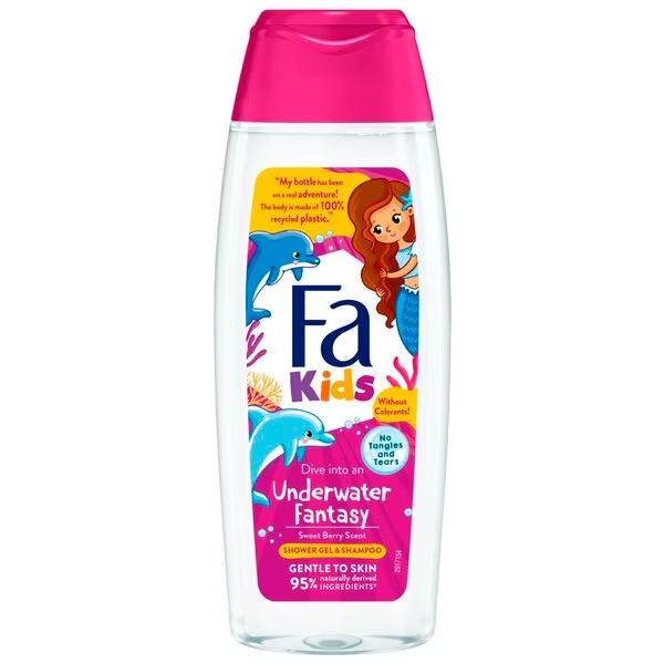 Fa Kids Girls Mermaid gel za tuširanje i šampon<br>250ml