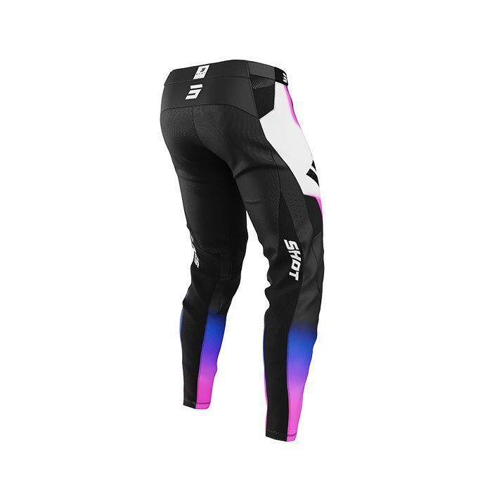 Pantalon moto cross SHOT RACE GEAR Aérolite Astral Blue Pink