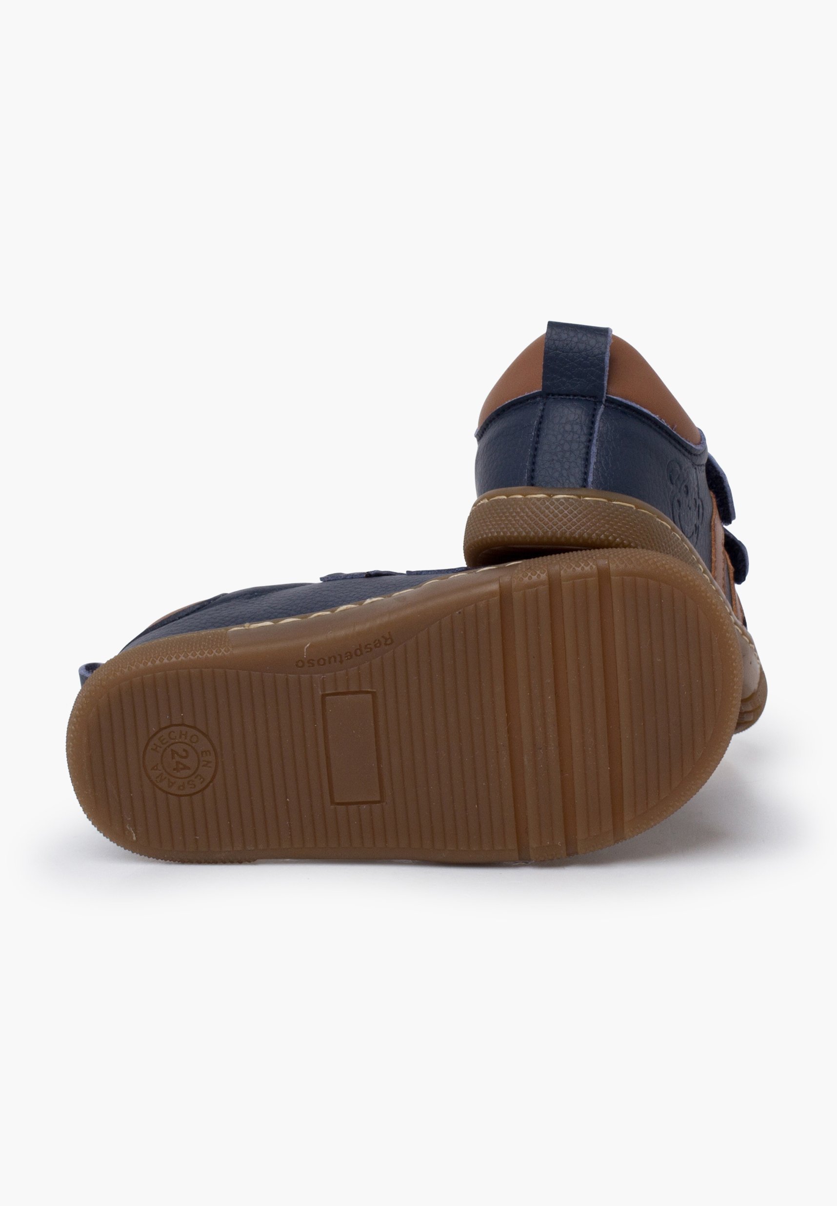 Pisamonas SIDE BANDS - Scarpine da neonato - blu navy