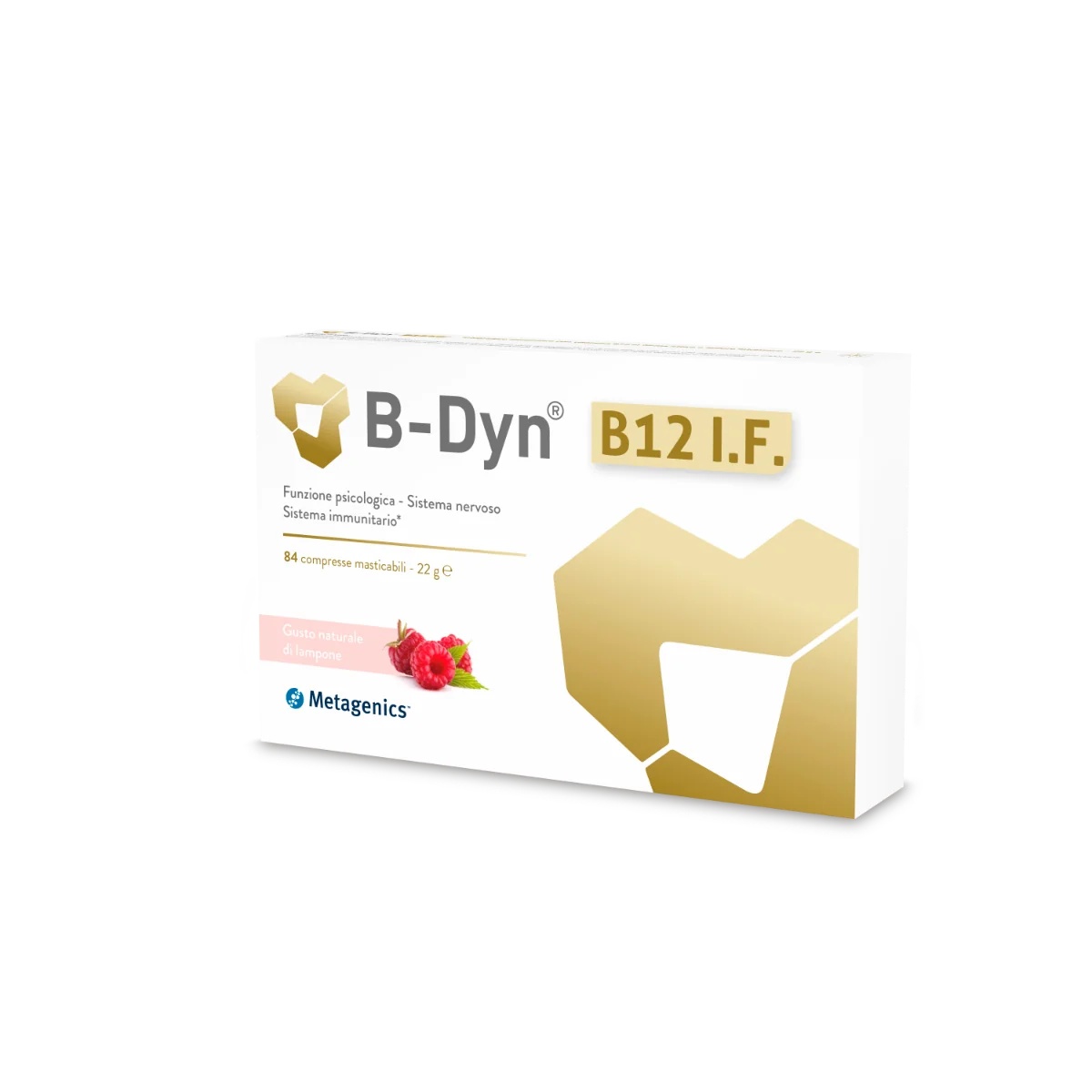 METAGENICS B-Dyn B12 IF 84 kauwtabletten, voedingssupplement met vitamine B12