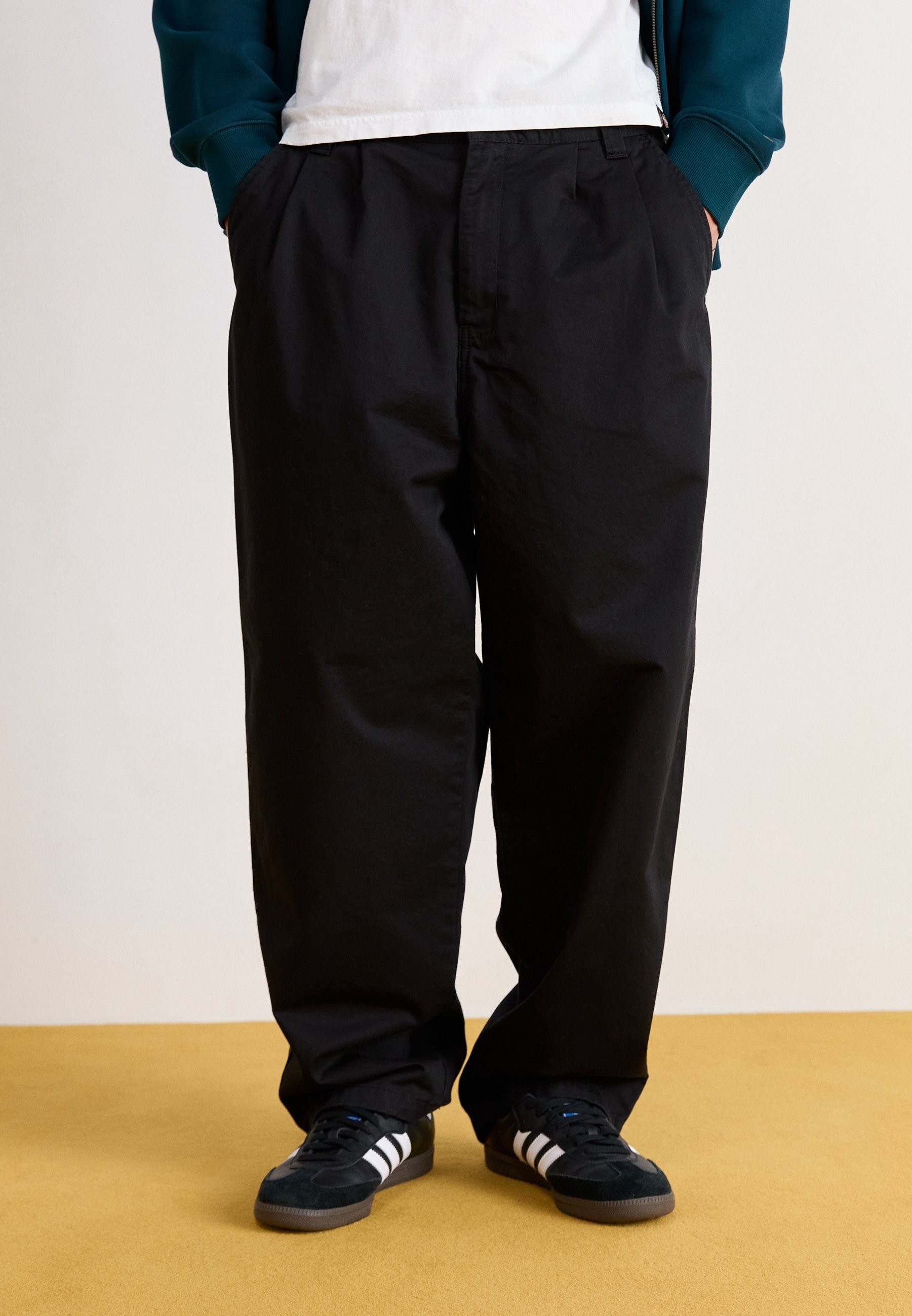 Spodnie Carhartt WIP - czarny denim