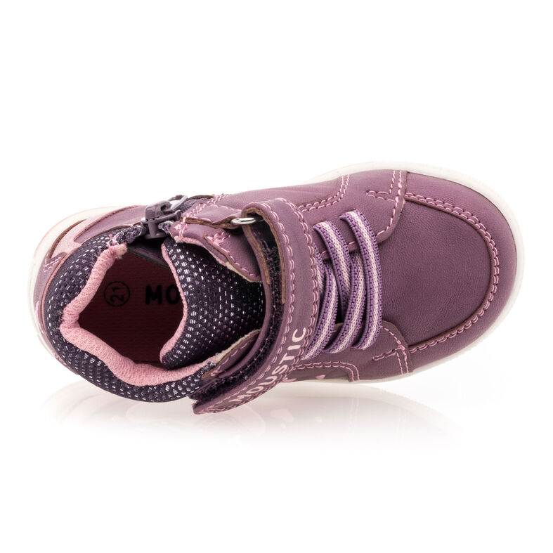 Lila Baby-Sneaker für Mädchen