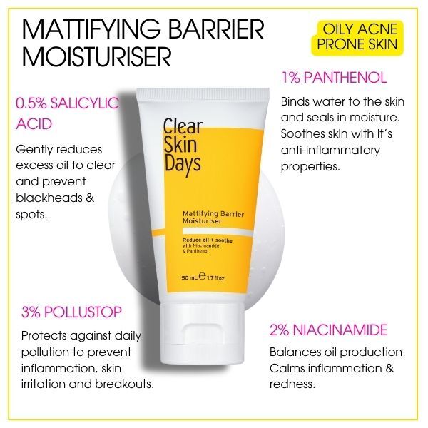Clear Skin Days mattító hidratáló arckrém 50ml