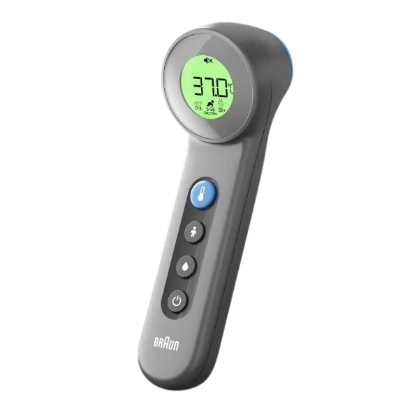 Braun BNT400, Termometr bezdotykowy do czoła, Czarny