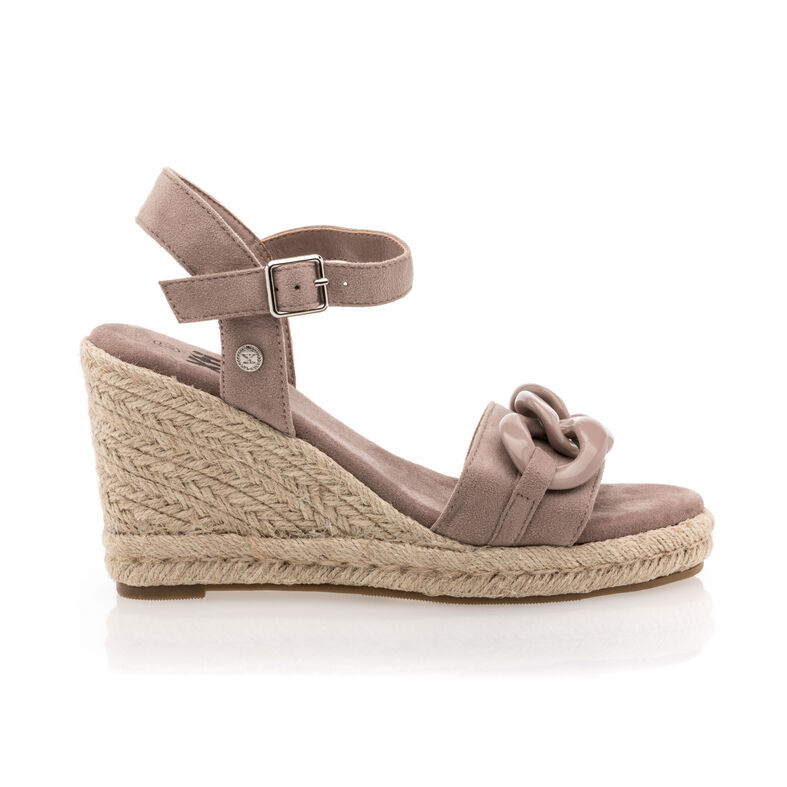 Braune Damen-Espadrilles mit Seilsohle