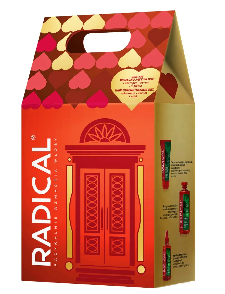 Radical Wzmacniający Zestaw (szampon + serum + mgiełka )