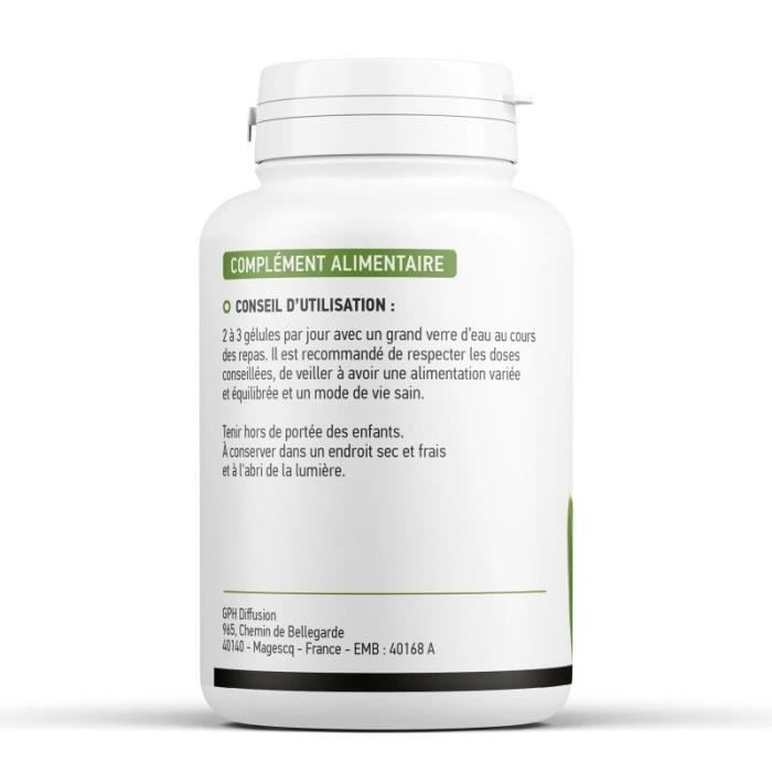 Olivier feuille biologique 200 mg - 200 gélules végétales