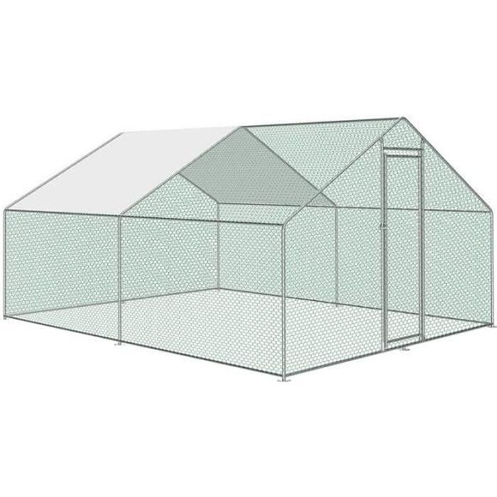 Kanala - Bc-elec - RA-342 - 3x4x2m - sinkittyä terästä - vedenpitävä katto - verkkosuoja