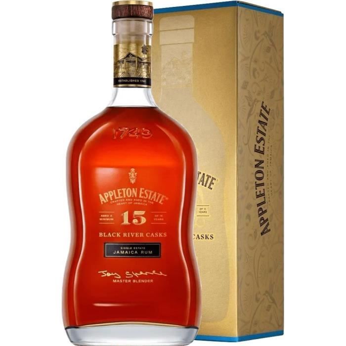 Appleton Estate - 15 años - Barricas de Black River - Ron - 43,0% Vol. - 70 cl