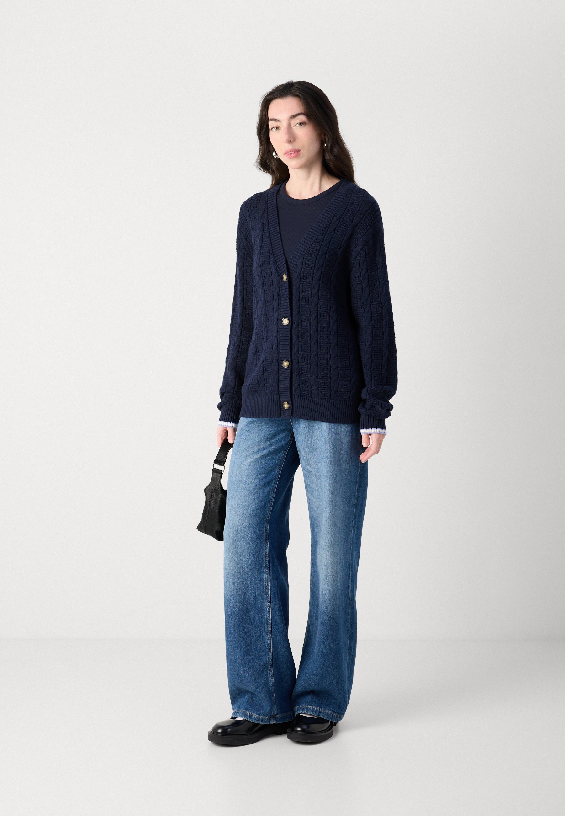 Gilet Tommy Jeans - Gilet - bleu marine nuit