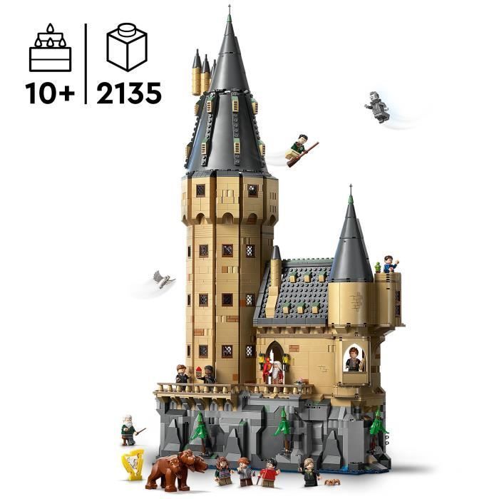 LEGO Harry Potter 76454 Castello di Hogwarts: La Torre Principale - Giocattolo per ragazzi dai 10 anni in su
