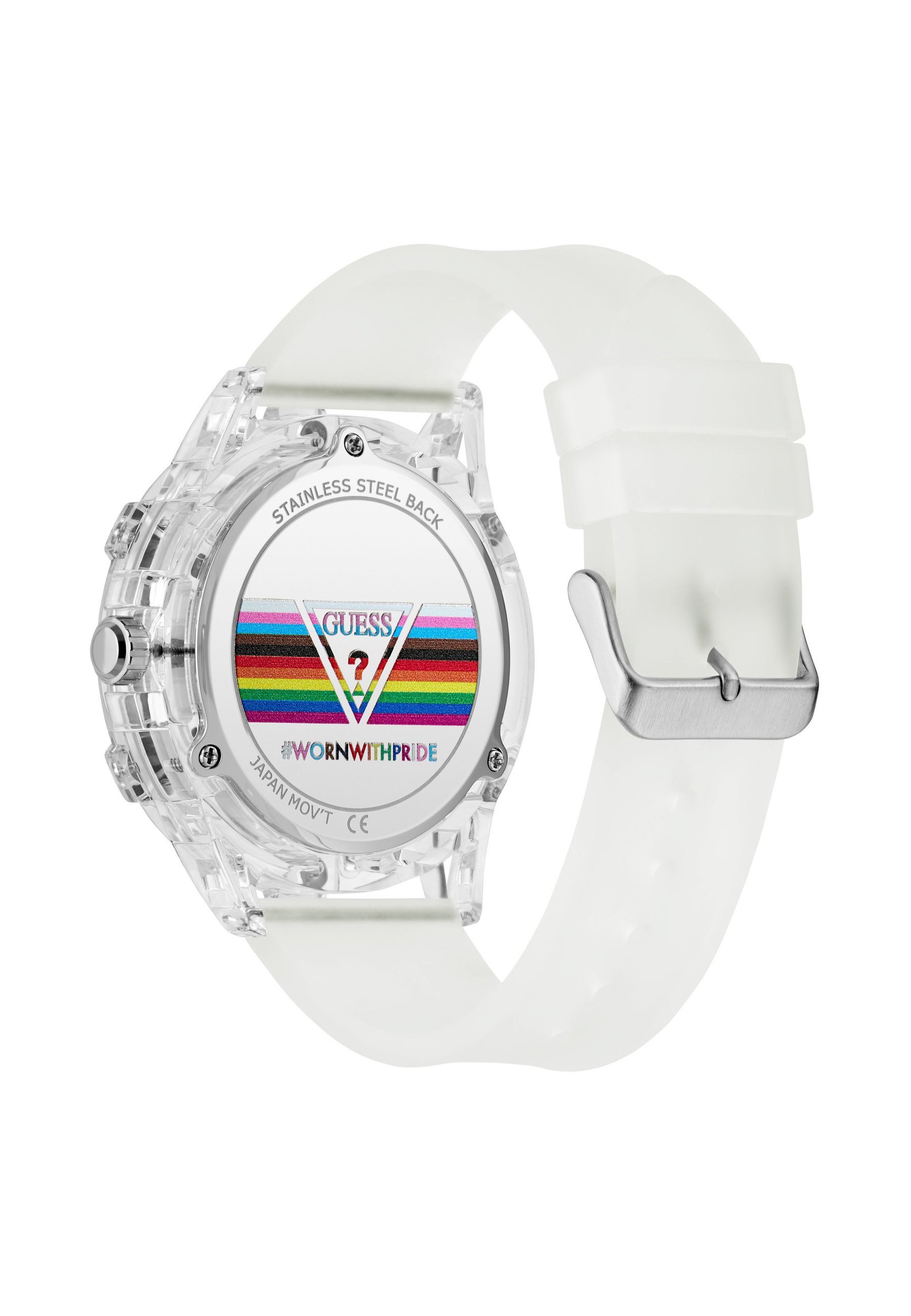 Guess KING - Ceas cronograf - transparent