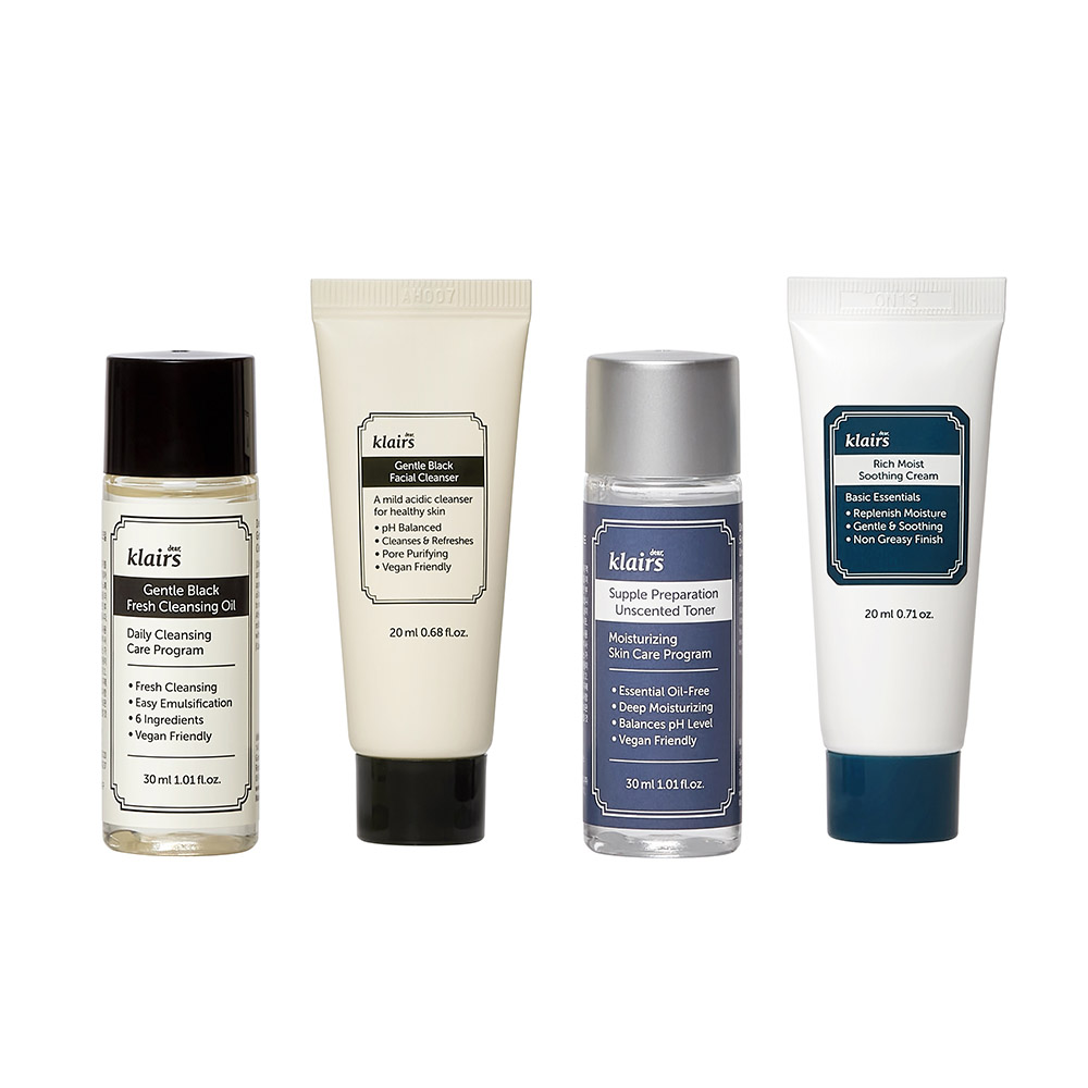 Kit de prueba de productos para el cuidado de la piel Dear Klairs