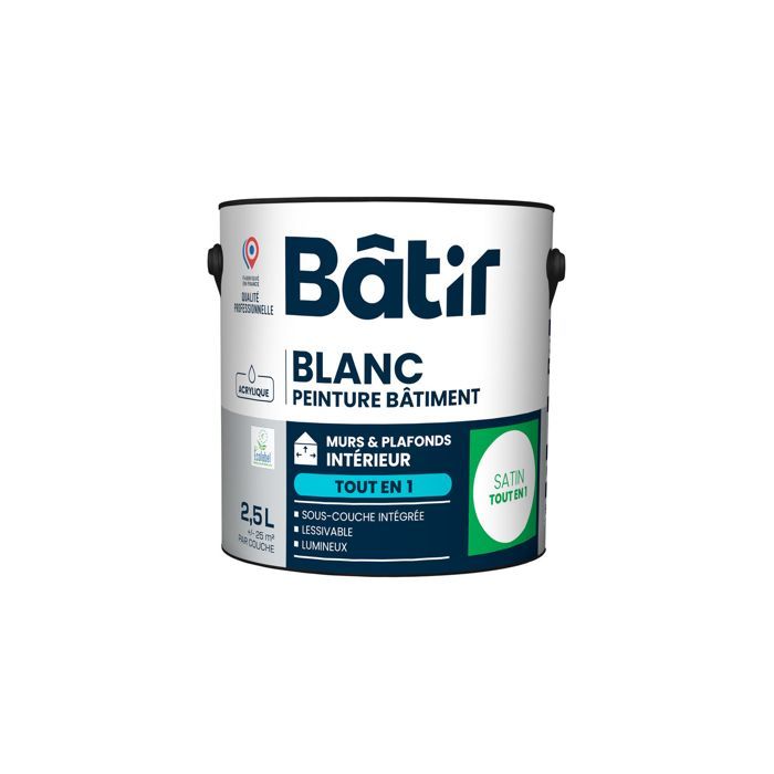 Bat. M&P Tt-in-1 Sat 2.5l White