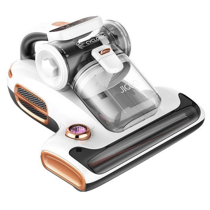 JIGOO T600 Mattress Vacuum Cleaner – Dual Tank, 99.99% Dust Mite Elimination with Aroma Diffusion System –