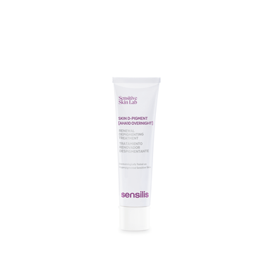 Sensilis Sensitive Skin Lab D-Pigment AHA10 Yön yli vaikuttava pigmenttimuutoksia ehkäisevä seerumi herkälle iholle 30 ml