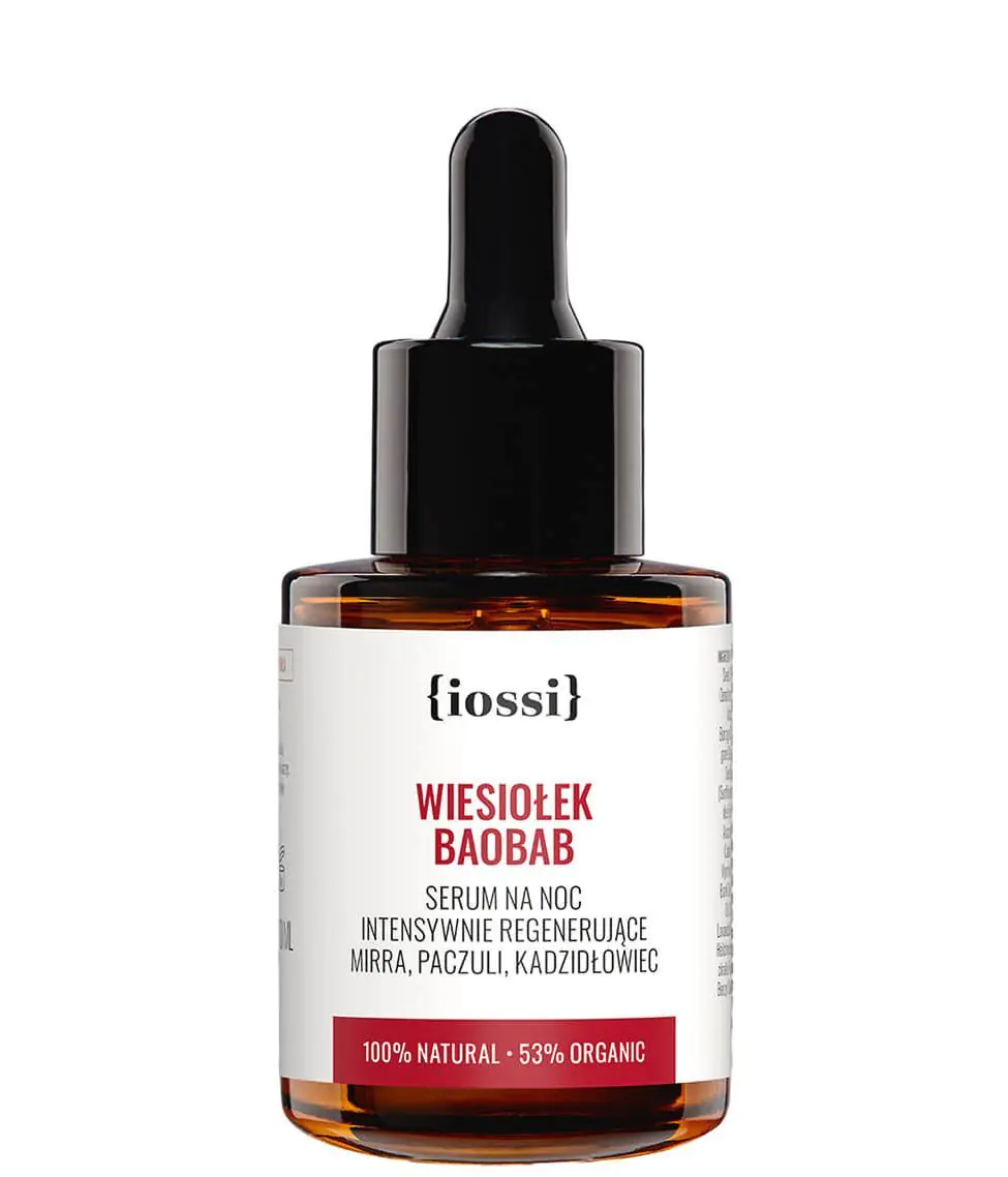 Iossi Wiesiołek Baobab Serum intensywna nocna regeneracja