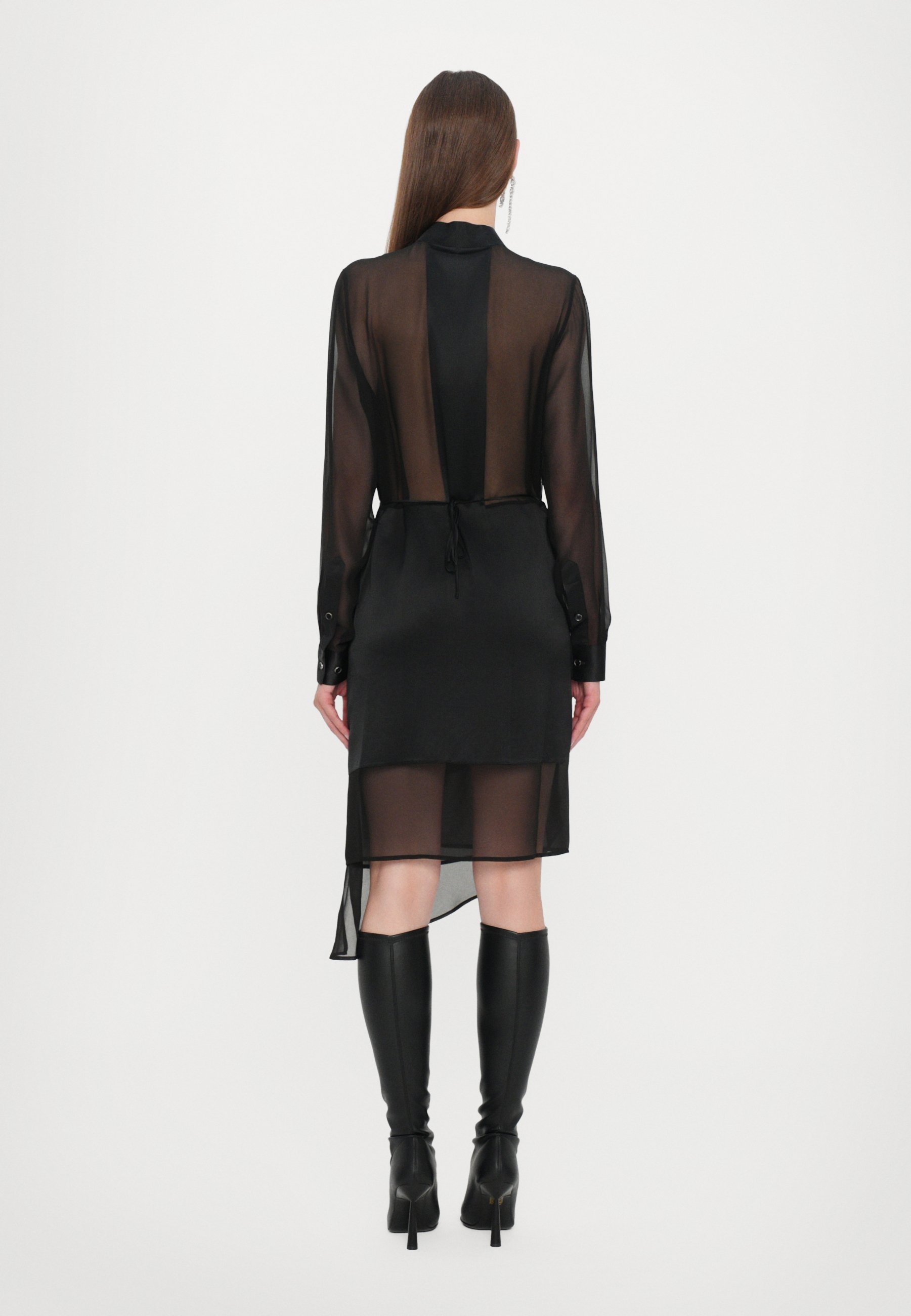 Helmut Lang sjaal - cocktailjurk / feestjurk - zwart