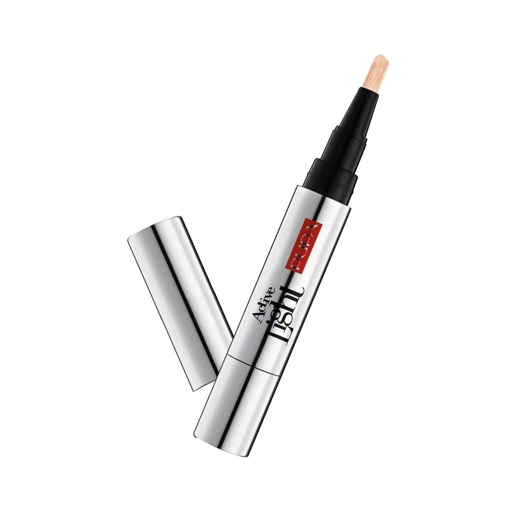 Pupa Active Light Rozświetlający korektor do twarzy, 001 Ivory
