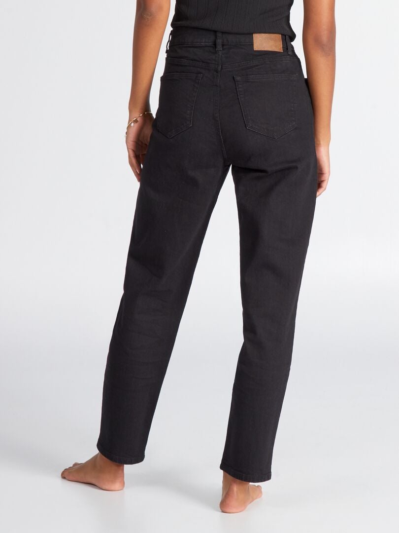 Pantalones vaqueros de corte regular - 32L - NEGRO