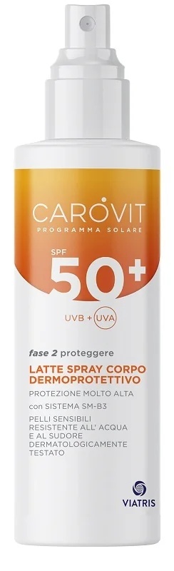 CAROVIT Lait corporel solaire Carovit 50+