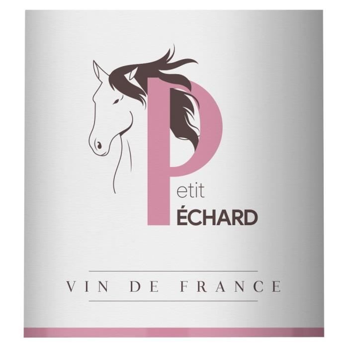 Compra 4 y llévate 2 gratis. Petit Péchard - Vin de France - Vino rosado Languedoc - 6 botellas de 75 cl