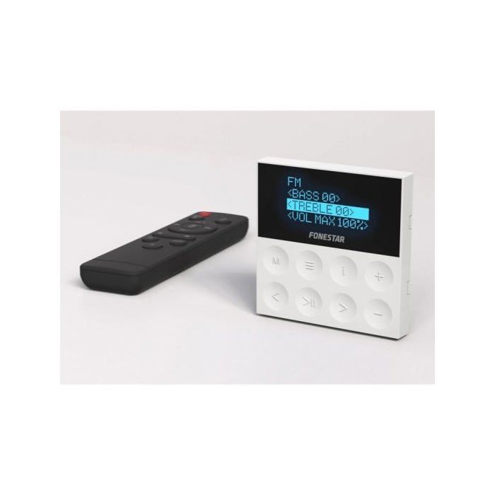 FONESTAR KS-WALL 4 luidsprekers - Bluetooth USB FM AUX - Zwart - Versterker - 25 Watt - 4 luidsprekers
