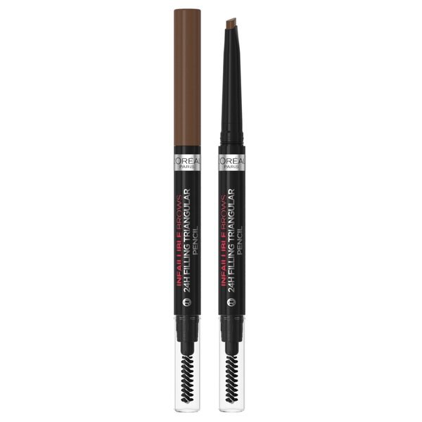 L'Oréal Paris Infaillible 24H olovka za obrve trokutastog oblika, nijansa 5.0 svijetlo smeđa, 1 ml