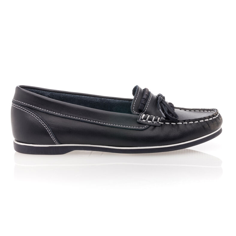 Naisten siniset loaferit/veneilykengät