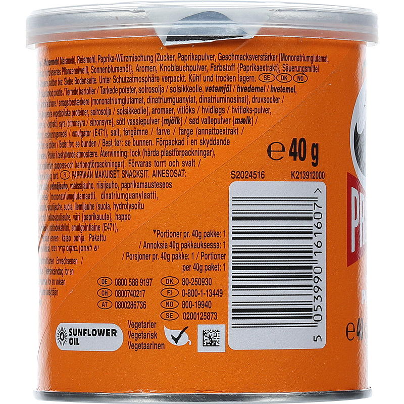 Pringles Pringles 40 g Paprikaa